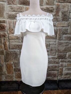 White mini dress size 9 NWOT
